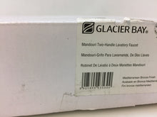 Load image into Gallery viewer, Glacier Bay 67513W-6427H2 Mandouri 4&quot; Centerset 2Handle LED Bath Faucet Bronze
