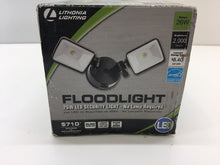 Load image into Gallery viewer, Lithonia Lighting OLF 2SH 40K 2-Head Bronze Outdoor LED Square Flood Light
