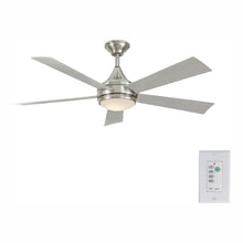 Load image into Gallery viewer, HDC YG533-SST-BN Hanlon 52&quot; LED Stainless Steel Ceiling Fan 1001681742
