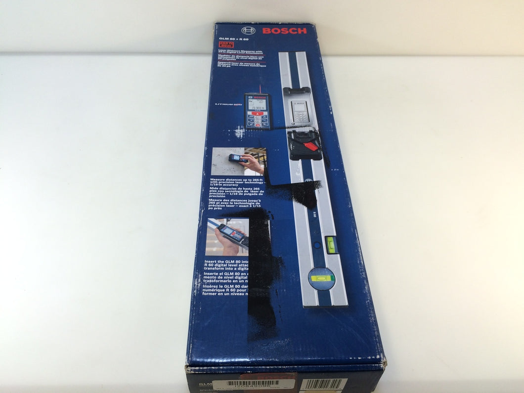 Bosch GLM80+R60 Combo Kit with 265-Foot Distance Measurer & Level