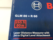 Load image into Gallery viewer, Bosch GLM80+R60 Combo Kit with 265-Foot Distance Measurer &amp; Level
