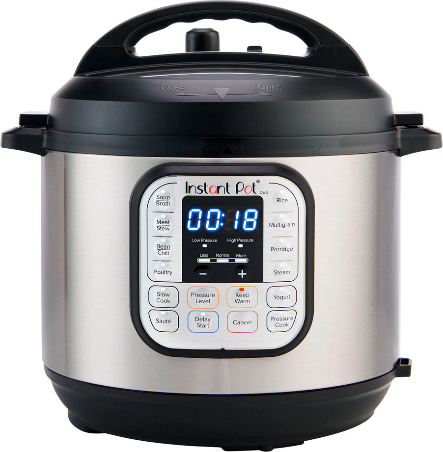 Instant Pot - 6Qt Duo Pressure Cooker - Silver (112-0170-01)