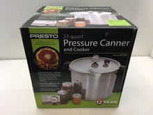 Load image into Gallery viewer, Presto 01781 23-quart Aluminum Pressure Canner and Cooker, Silver
