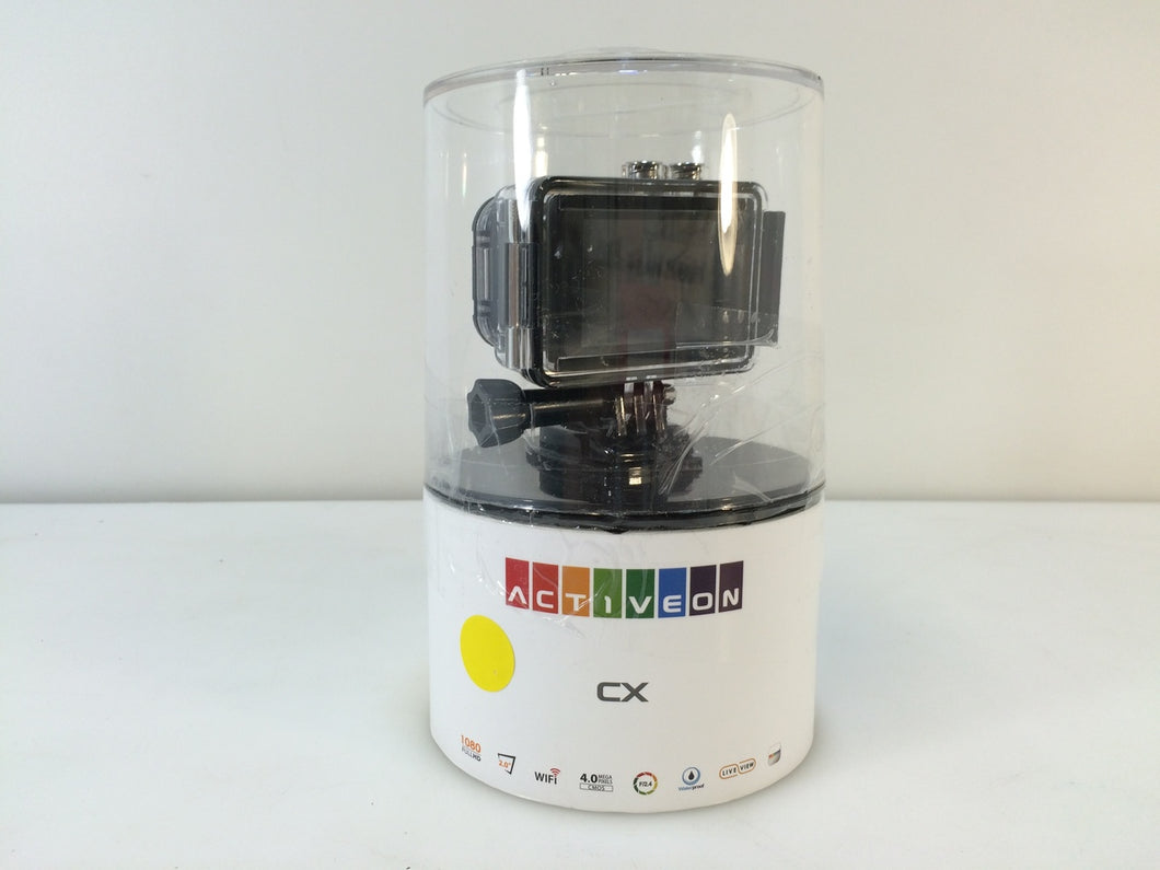 Activeon CX Action Camera, Onyx Black