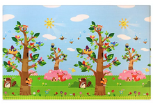 Load image into Gallery viewer, Baby Care Crown Baby Reversible Birds in the Trees Play Mat SP-L13-011
