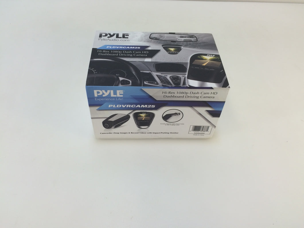 Pyle PLDVRCAM25 1080p Dash Cam HD Dashboard Driving Camera for Cars & Vehicle