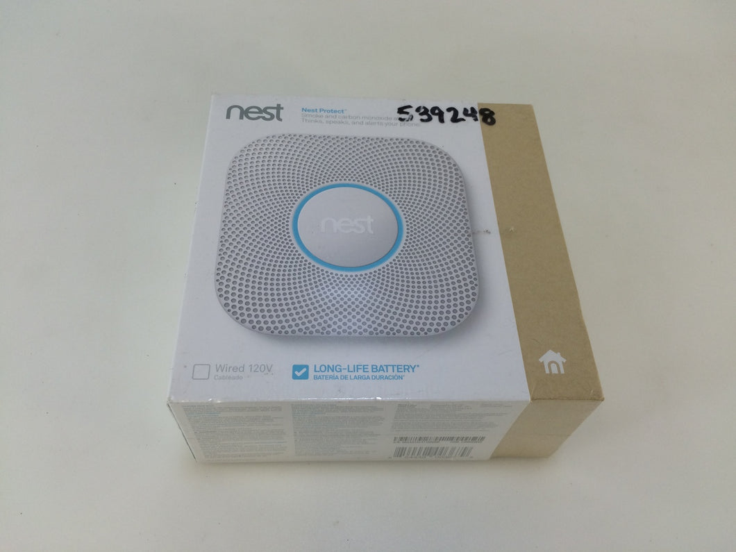 NEST S3000BWES 2nd Gen Battery Nest Protect Smoke & Carbon Monoxide Alarm