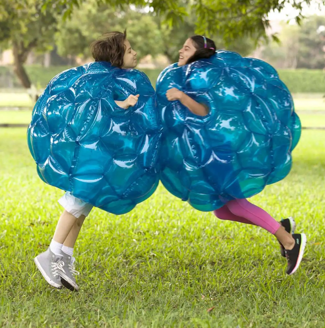 HearthSong Set of 2 Inflatable Buddy Bumper Balls