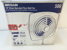 Load image into Gallery viewer, BROAN 506 470 CFM Wall Chain-Operated Exhaust Bath Fan
