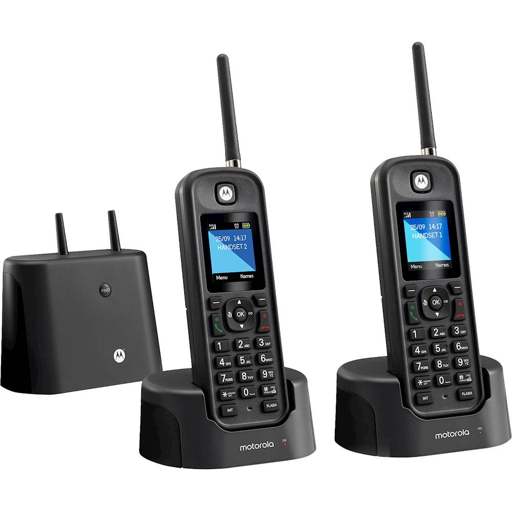 Motorola MOTO-O212 2-Handset Expandable Cordless Phone with Answering System