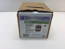 Load image into Gallery viewer, GE 2-20 Amp Backyard Outlet with GFCI Receptacles U012010GRP
