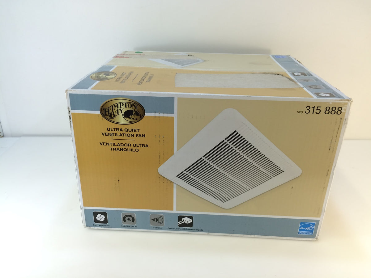 Hampton Bay BPT1854A1 140 CFM Ceiling Bathroom Exhaust Fan 315888