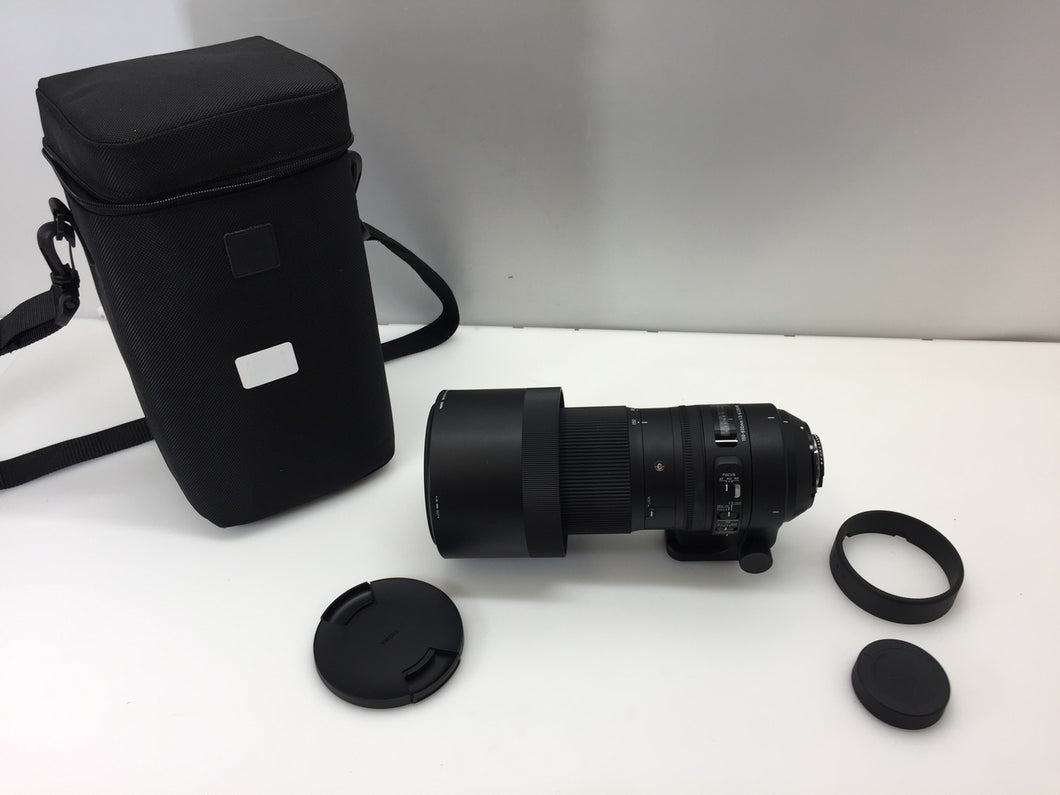 Sigma 150-600mm F5-6.3 DG OS HSM Zoom Lens for Nikon with Hood LH1050-01