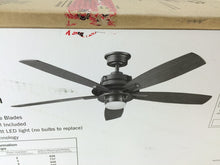 Load image into Gallery viewer, HDC AM472-NI Montpelier 56 in. LED Indoor Natural Iron Ceiling Fan 734723
