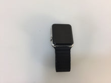Load image into Gallery viewer, Apple Watch MJ452LL/A Series 142mm Stainless Steel Case Black Leather Loop
