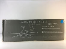 Load image into Gallery viewer, Monte Carlo 5DI44WHD Discus II 44&quot; White Ceiling Fan
