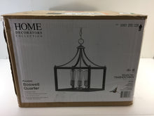 Load image into Gallery viewer, Home Decorators 7948HDCVBDI Boswell Quarter 3-Light Vintage Brass Pendant
