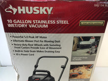 Load image into Gallery viewer, Husky 8111011 10 Gal. Stainless Steel Wet/Dry Vacuum
