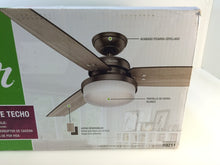 Load image into Gallery viewer, Hunter 59211 Sentinel 52 in. LED Indoor Brushed Slate Ceiling Fan
