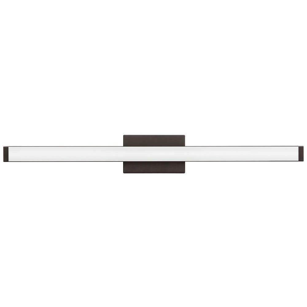 Lithonia Lighting Contemporary Square 3-Light Bronze 3K LED Vanity Light FMVCSL