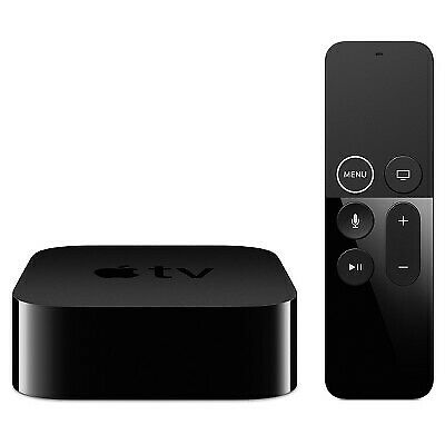 Apple TV 32GB 4K HD Media Streamer Black MQD22LL/A