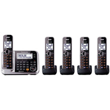 Load image into Gallery viewer, Panasonic KX-TG7875S Link2Cell Bluetooth Cellular Answering Machine - 5 Handsets
