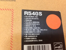 Load image into Gallery viewer, Laptop Asus R540S R540SA-RS01 15.6&quot; Celeron N3050 1.6Ghz 4GB 500GB Win10 RED
