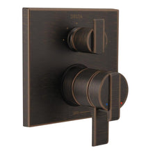 Load image into Gallery viewer, Delta T27867-RB Ara Modern 2-Handle Wall-Mount Valve Trim Kit Venetian Bronze
