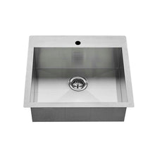 Load image into Gallery viewer, American Standard Edgewater 25&quot; Dual Mount Stainless Steel 1-Hole Bowl Sink Kit

