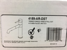 Load image into Gallery viewer, Delta 4159-AR-DST Trinsic Pull-Out Sprayer Kitchen Faucet Arctic Stainless
