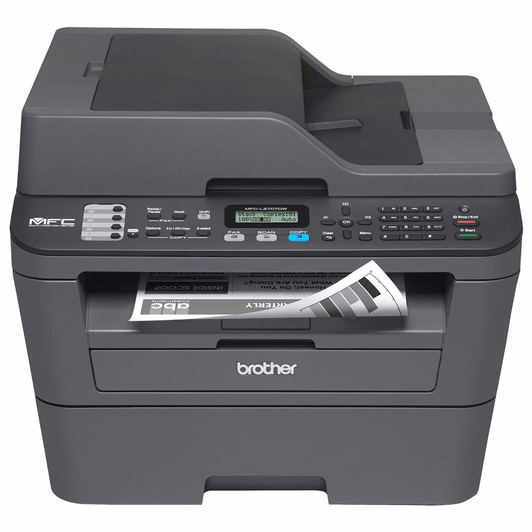 Brother MFC-L2707DW All In One Wireless Laser Printer Copy Scan Fax