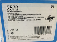 Load image into Gallery viewer, Moen 2570 Brass Rough-In Posi-Temp Pressure-Balancing Cycling Tub Shower Valve
