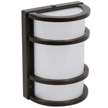 Load image into Gallery viewer, 4-PK Feit Electric 11.5W Bronze LED 6&quot; Half Moon Security Wall Pack Light 73702
