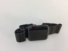 Load image into Gallery viewer, Apple Watch Series 3 MR1L2LL/A 42mm Black Stainless Steel Case Milanese Loop
