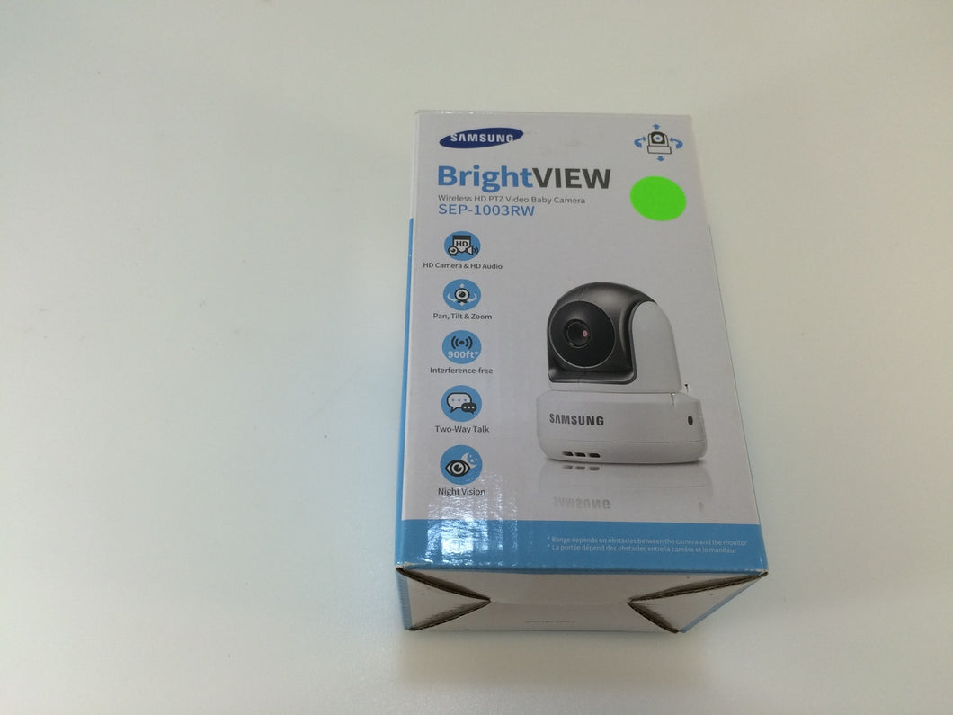 Samsung SEP-1003RW Wireless HD PTZ Video Baby Camera, White
