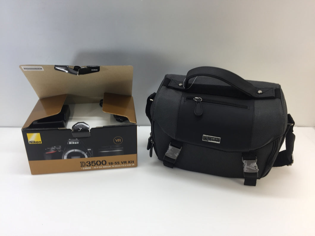 Nikon D3500 24.2MP DSLR Camera with AF-P DX 18-55mm VR Lens Black, NOB