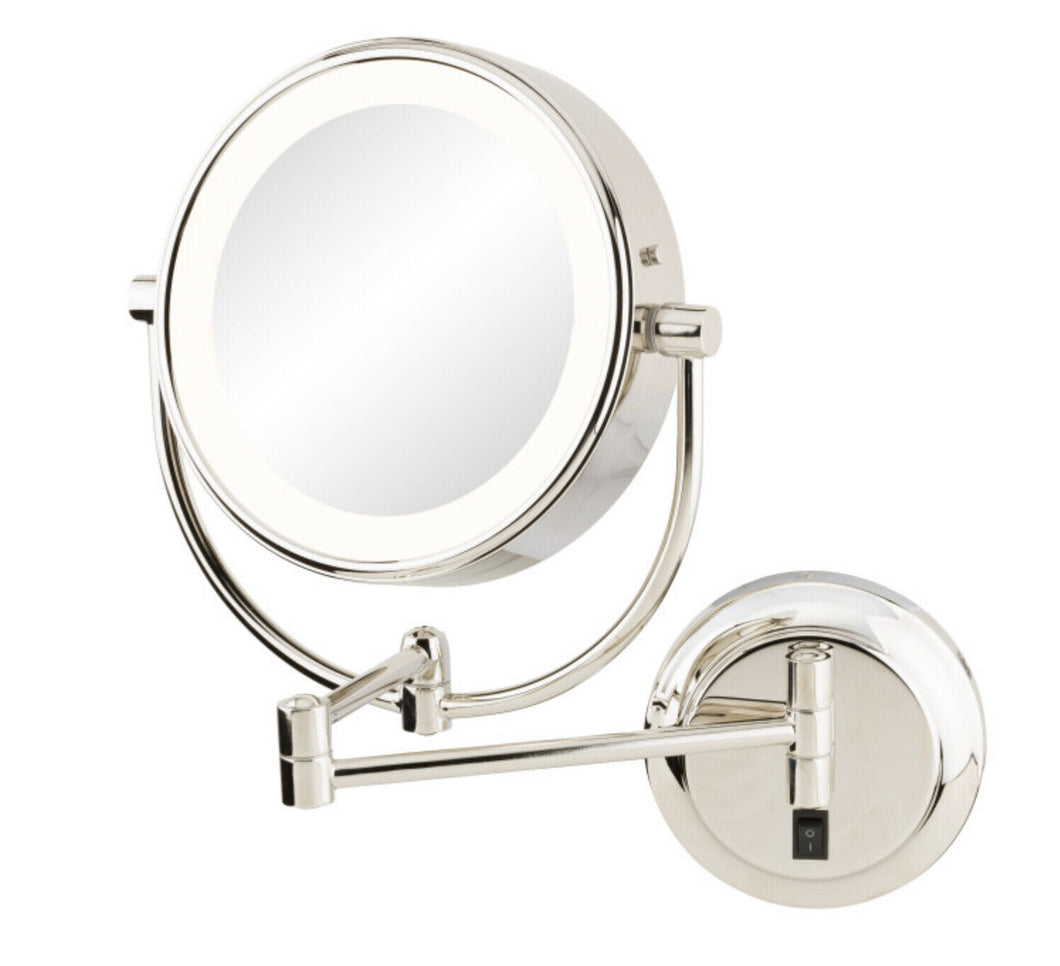 Kimball & Young NeoModern 1x/5x Round Magnifying Mountable Mirror Chrome