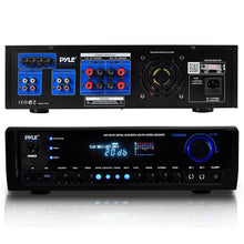 Load image into Gallery viewer, Pyle PT390BTU 4 Channel Bluetooth Aux USB/SD/MP3 Digital Home Theater Receiver
