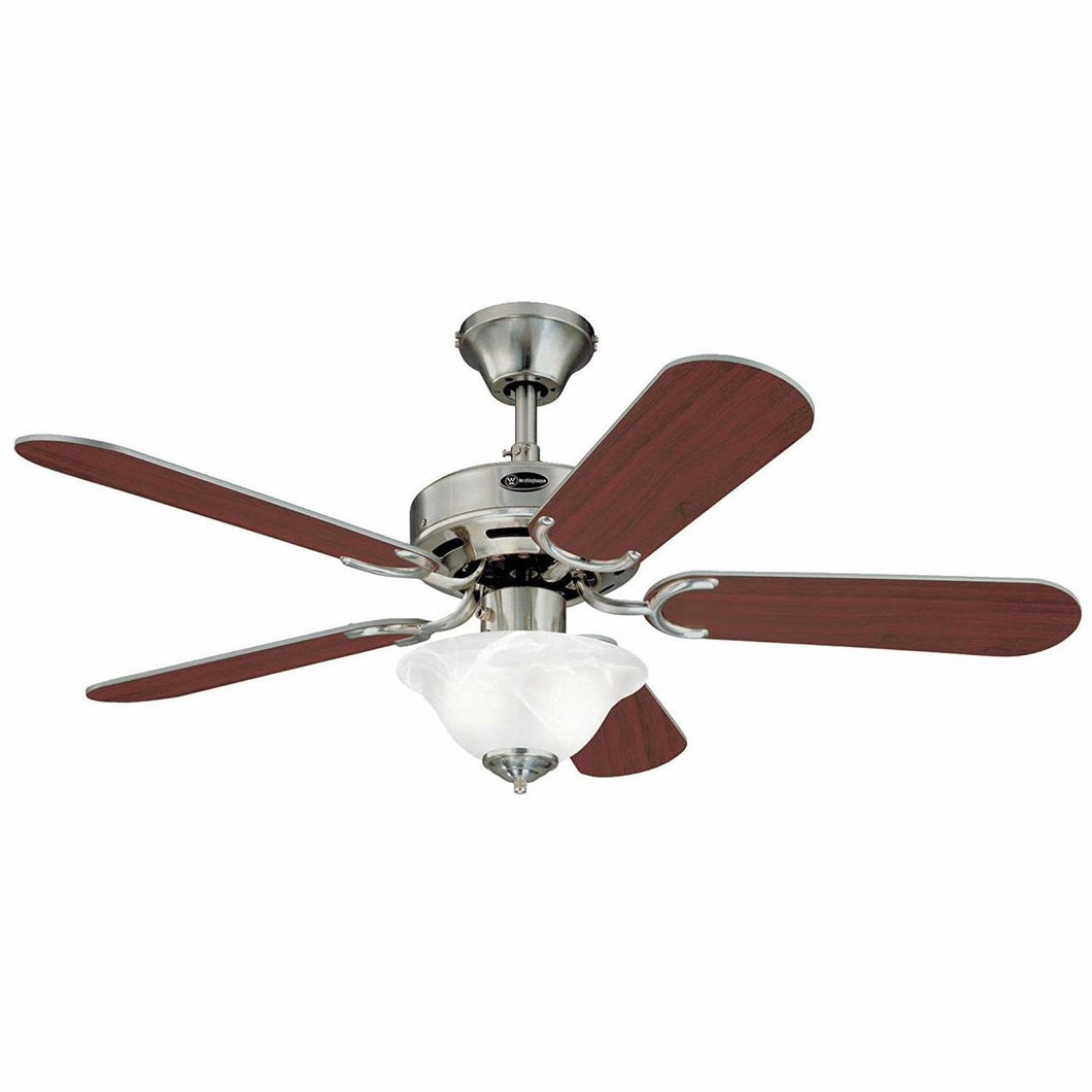 Westinghouse 78773 41-inch Richboro Reversible Indoor Ceiling Fan Brushed Nickel