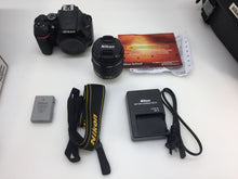 Load image into Gallery viewer, Nikon D3500 24.2MP DSLR Camera with AF-P DX 18-55mm VR Lens Black, NOB
