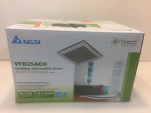 Load image into Gallery viewer, Delta Breez VFB25ACH Signature 80CFM Humidity Sensing Ceiling Bath Exhaust Fan
