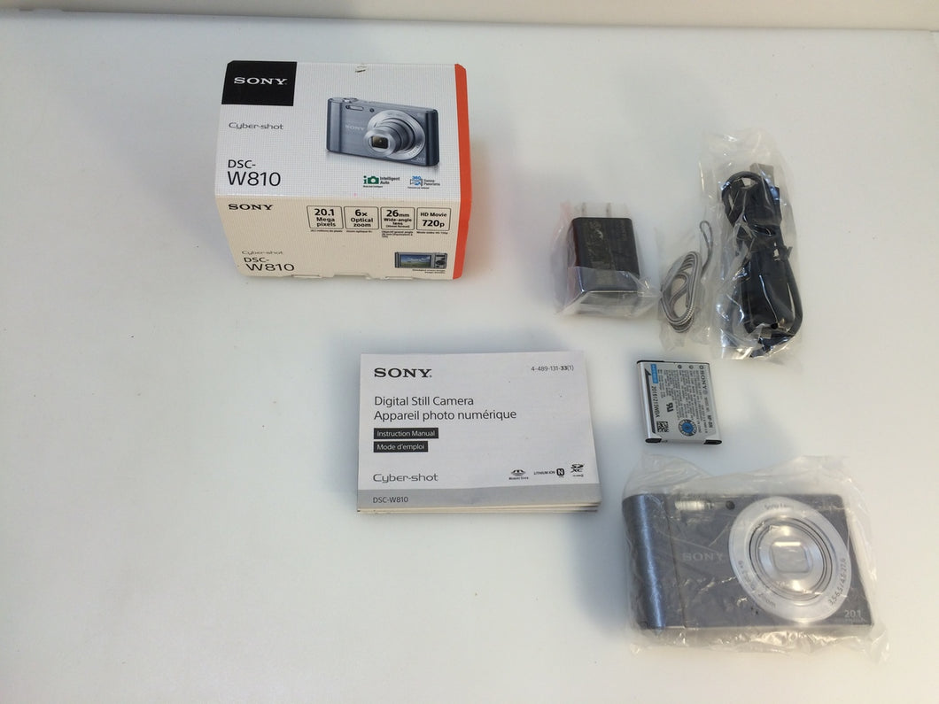 Sony Cyber-Shot DSC-W810 20.1MP Digital Camera, Silver