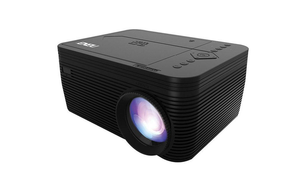 Naxa NVP-2501C 1280 x 720 LCD Projector Combo With DVD Player - Black