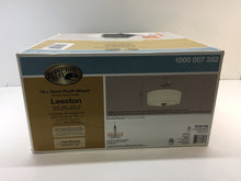 Load image into Gallery viewer, Hampton Bay Leeston 14in. 3-Light Brushed Nickel Semi-Flushmount 89543
