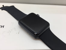 Load image into Gallery viewer, Apple Watch Series 3 42mm Space Gray Aluminium Case Black Sport Band MQL12LL/A
