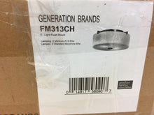 Load image into Gallery viewer, Feiss FM313CH Sunset Drive 2-Light Chrome Flushmount
