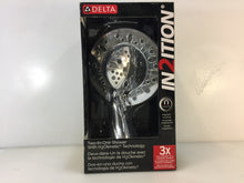 Load image into Gallery viewer, Delta 75591 In2ition Two-In-One 5-Spray Hand Shower Showerhead Combo Kit Chome
