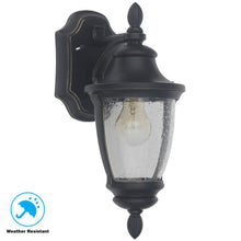 Load image into Gallery viewer, Home Decorators Wilkerson 23453 1-Light Black Outdoor Wall Mount 1001564313
