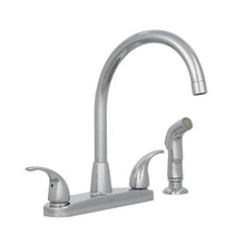 Load image into Gallery viewer, Peerless P299578LF Choice 2-Handle Standard Kitchen Faucet Side Sprayer Chrome
