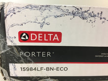 Load image into Gallery viewer, Delta 15984LF-BN-ECO Porter 4&quot; Centerset 1-Handle Bath Faucet Brushed Nickel
